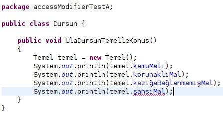 public, private, protected