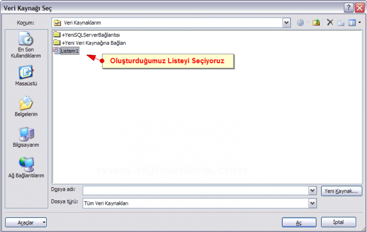 Ms Word 2007de Adres Mektup Birleştirme İşlemleri