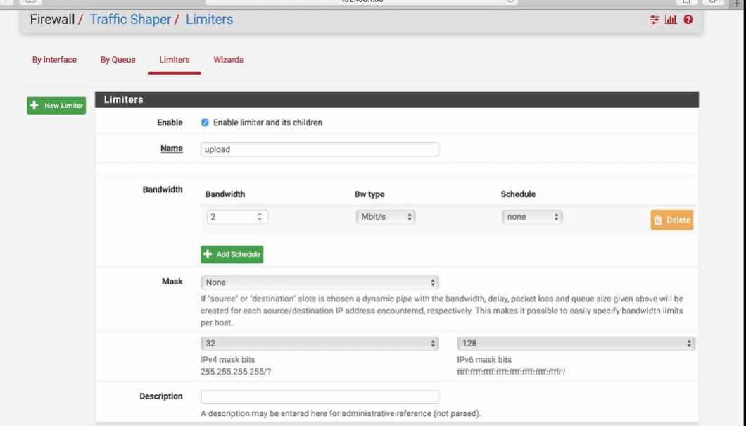 Pfsense Bant Genişliğini Sınırlamak