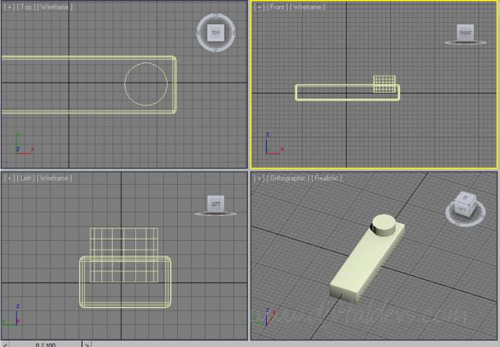 3D Max Boolean Kullanımı